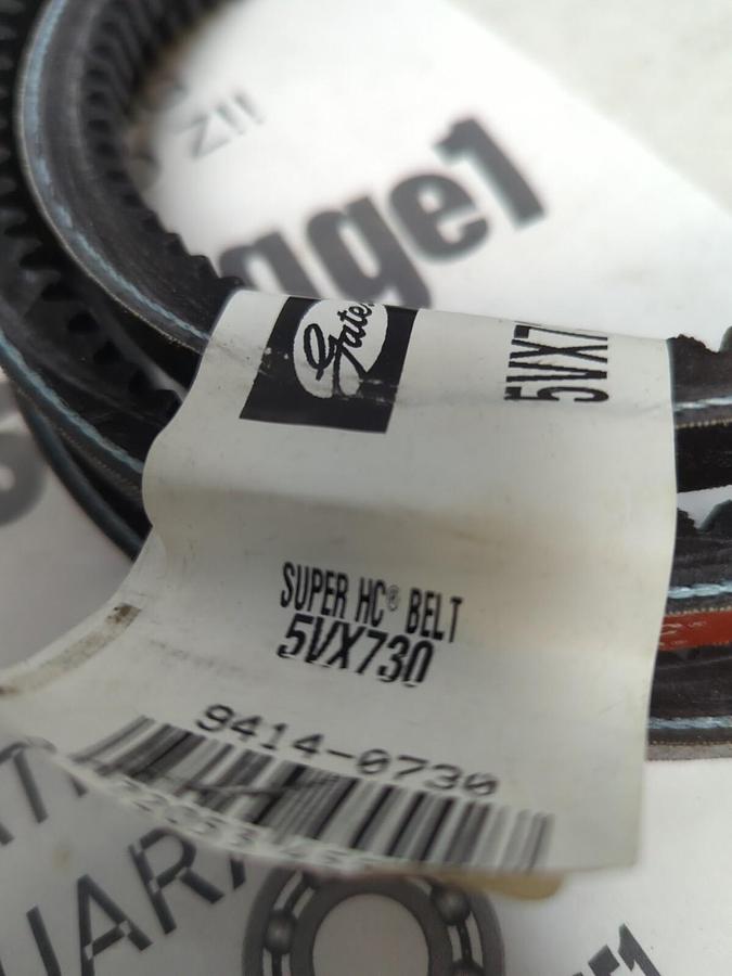 GATES,5VX730,SUPER HC NOTCH V-BELT NOS