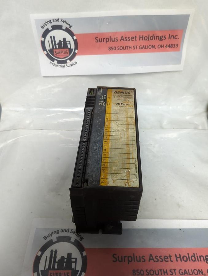 Used GE FANUC,IC660BBD110,GENIUS BLOCK I/O INPUT MODULE USED