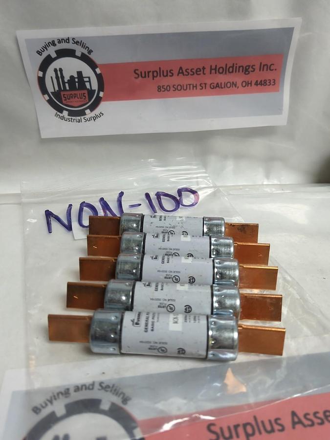 COOPER BUSSMANN,NON-100,GENERAL PURPOSE FUSE 100 AMP LOT OF 5 NOS