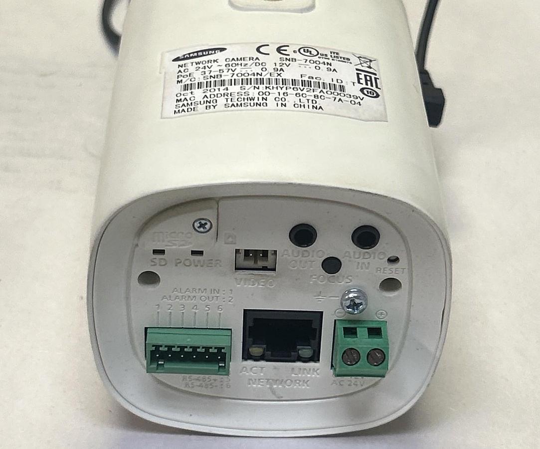 Used SAMSUNG,SNB-7004N,NETWORK CAMERA