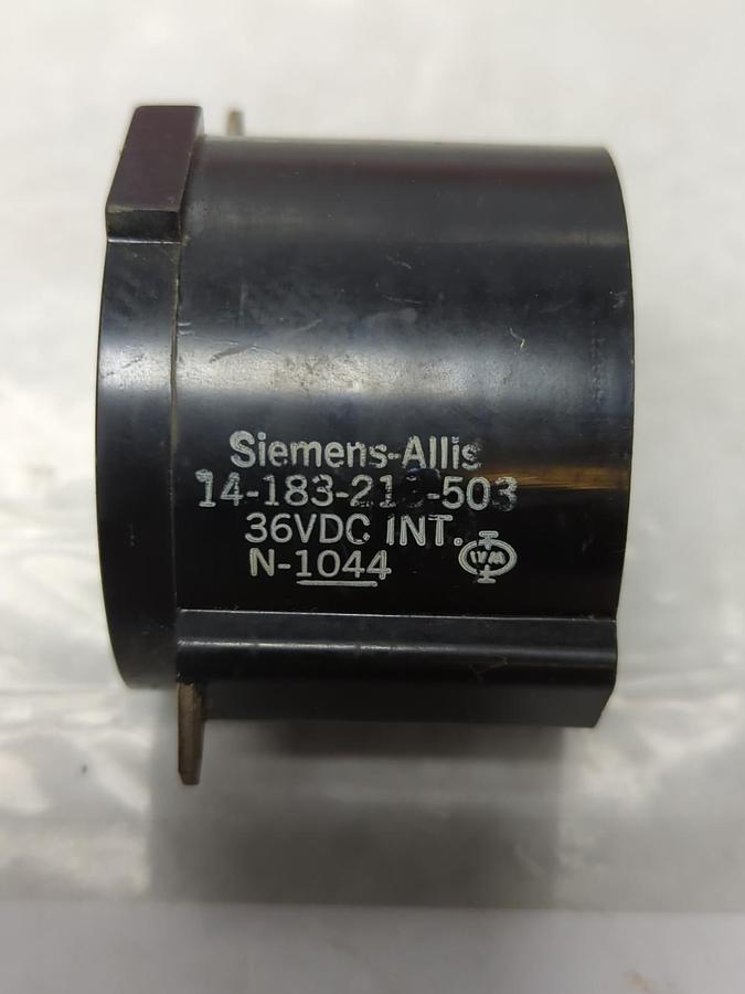 Used SIEMENS,14-183-213-503 N-1044,COIL 36VDC INT. PRE-OWNED