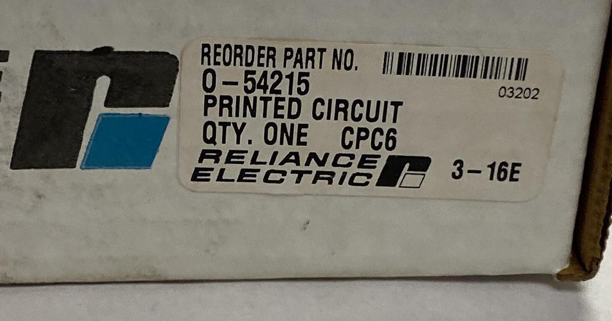 RELIANCE,0-54215,VOLTAGE OUTPUT CARD NEW