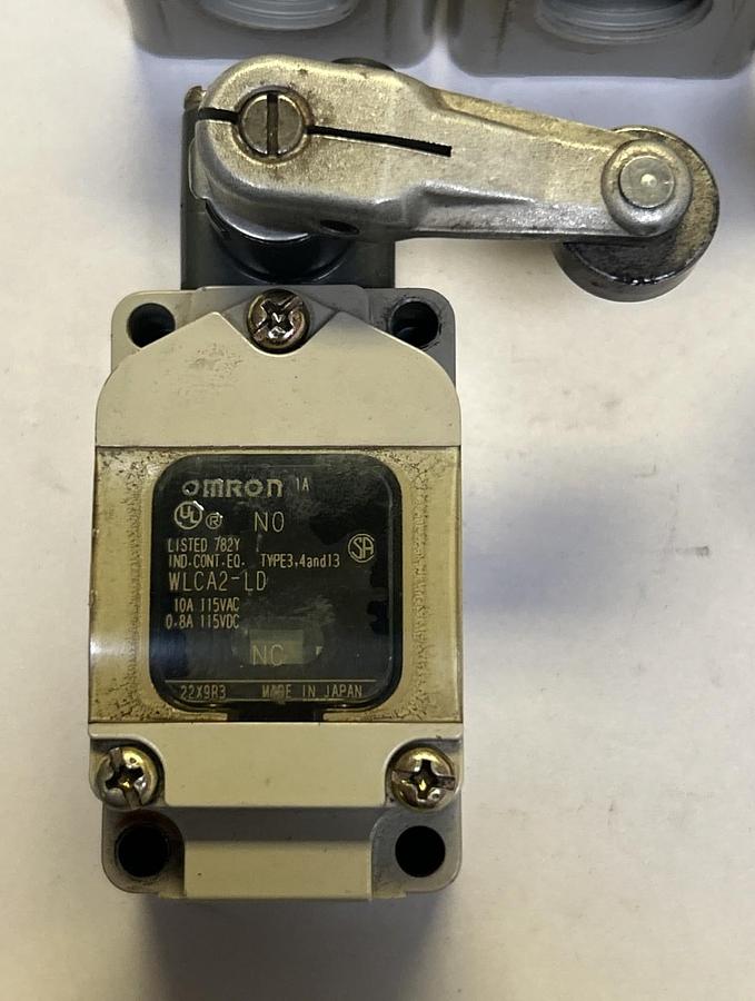 Used OMRON,WLCA2-LD,LIMIT SWITCH LOT OF 6