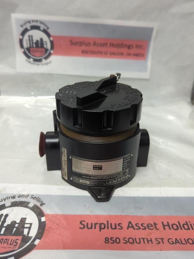 ASHCROFT,8724BXCHFMFSNH,SWITCH 15A 125/250/480VAC 200PSI 1/2A 125VAC NOS