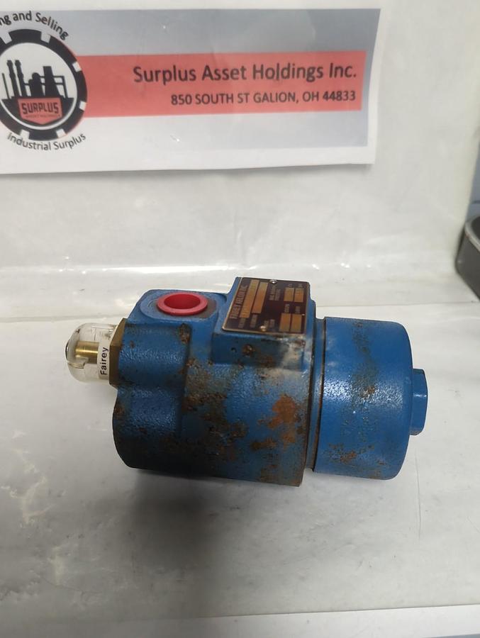 Used FAIREY ARLON,174A-2N35-SX1XX,FILTER VALVE 6000PSI 414 AR PRE-OWNED