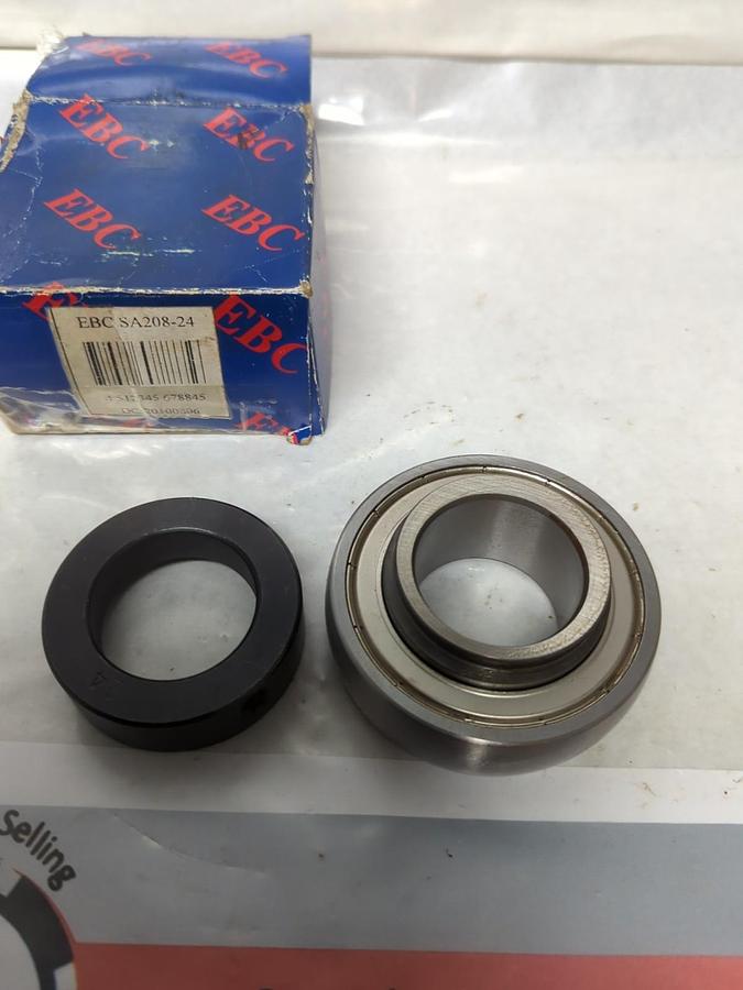 EBC,SA208-24,INSERT BEARING 1-1/2 INCH BORE WITH LOCKING COLLAR NOS