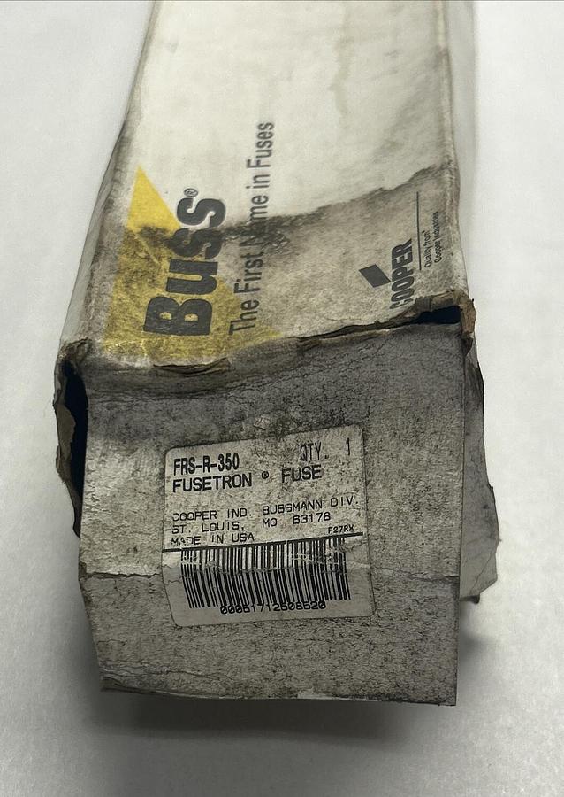 Used COOPER BUSSMANN,FRS-R-350,FUSETRON FUSE 350A 600V NEW