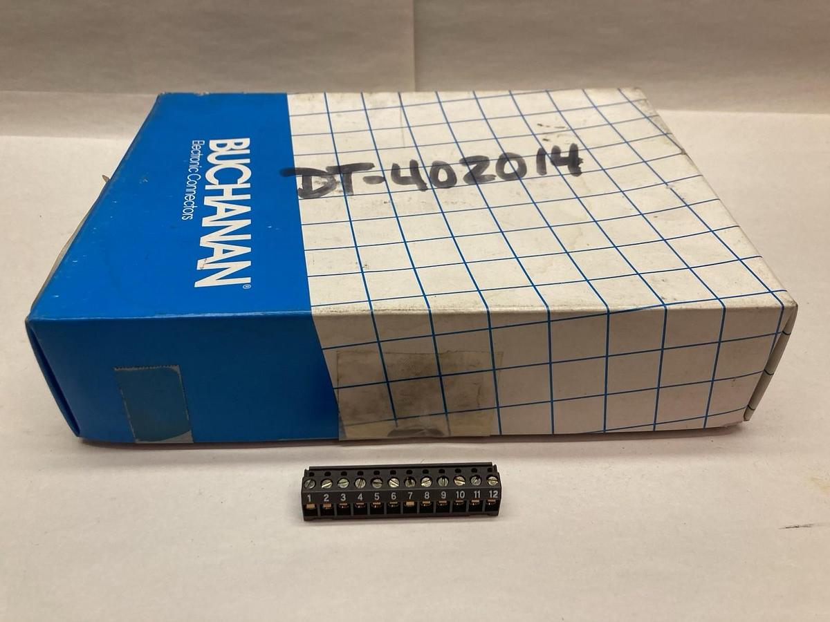 Buchanan,SSB4P12S11,12-Hole Terminal Strip BOX OF 100