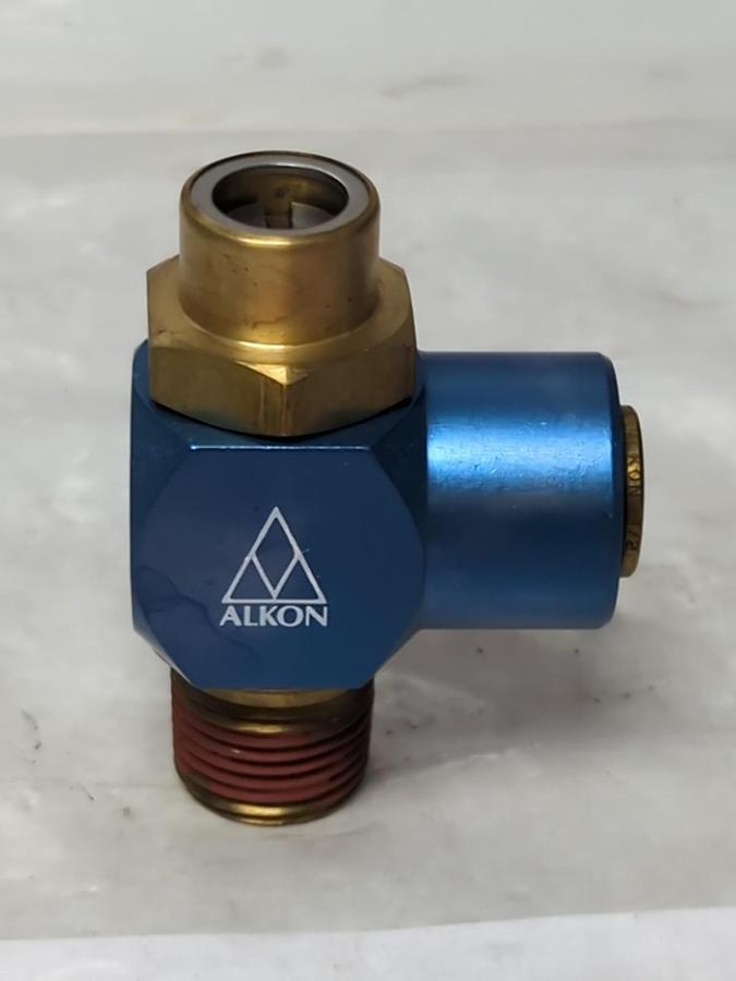 Used ALKON,3/8,FLOW CONTROL VALVE 3/8 INCH PRE-OWNED