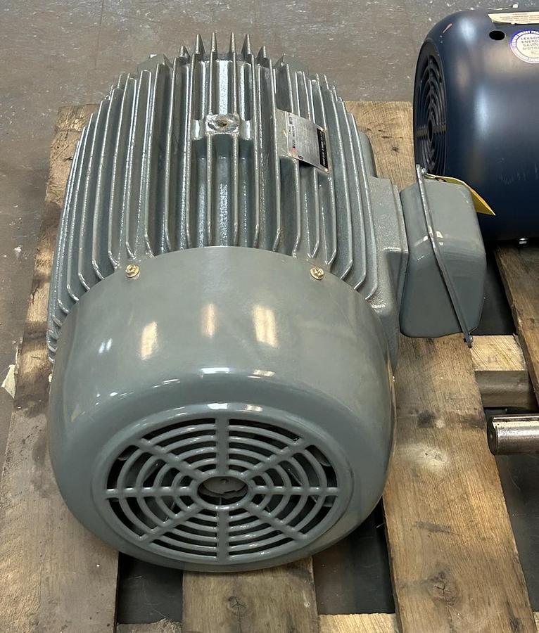 Used TECO,286T,INDUCTION MOTOR 15HP 230/460V 870RPM 3PH 286T FRAME