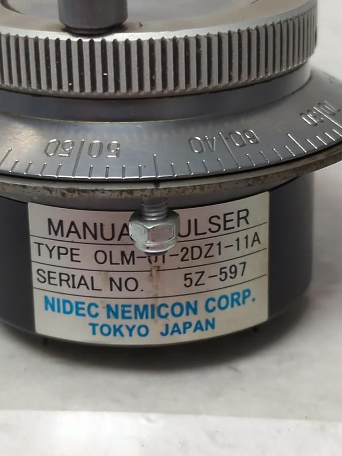 Used NIDEC NEMICON,OLM-01-2DZ1-11A,MAUAL PULSER PRE-OWNED