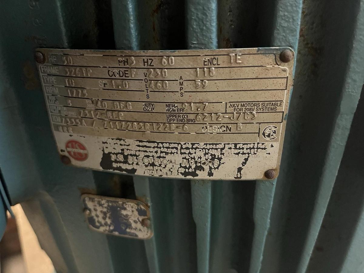 Used US MOTORS,7335A,VERTICAL HOLLOW SHAFT PUMP MOTOR 50HP 326TP 1775RPM 3PH TU