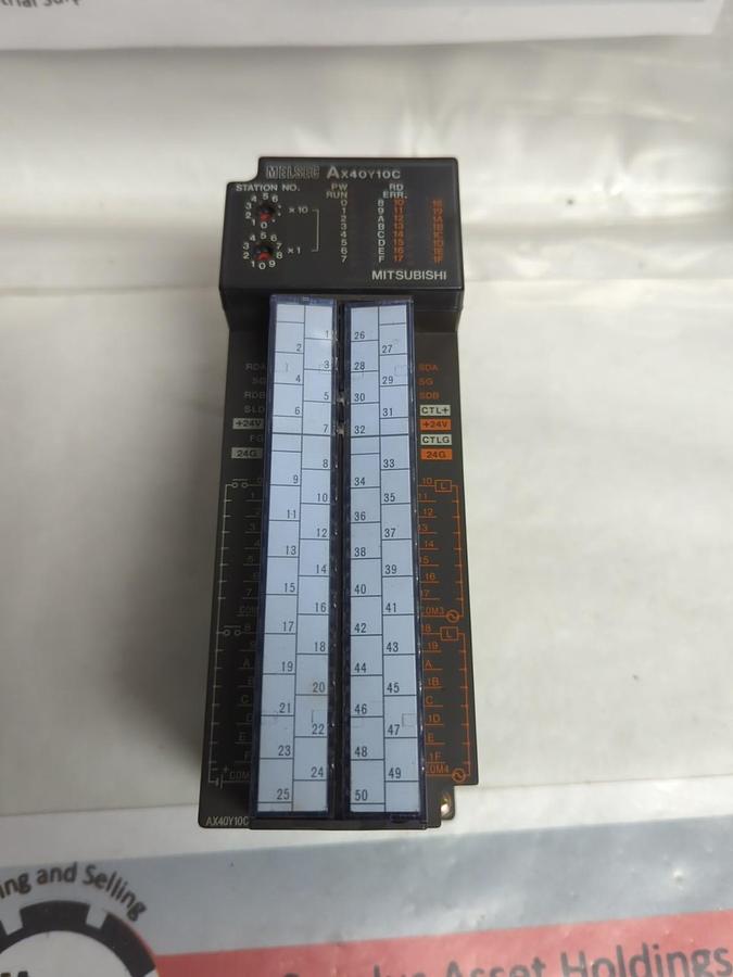 Used MITSUBISHI,AX40Y10C,MELSEC INPUT/OUTPUT UNIT PRE-OWNED