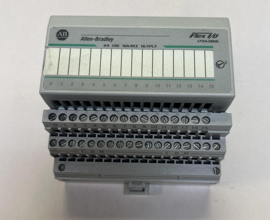 Used ALLEN BRADLEY,1794-OB16,FLEX I/O OUTPUT MODULE