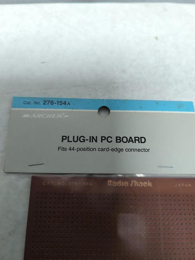 RADIO SHACK/ARCHER,276-154A,PLUG IN PC BOARD FITS 44-POSITION CARD-EDGE CONNNECT