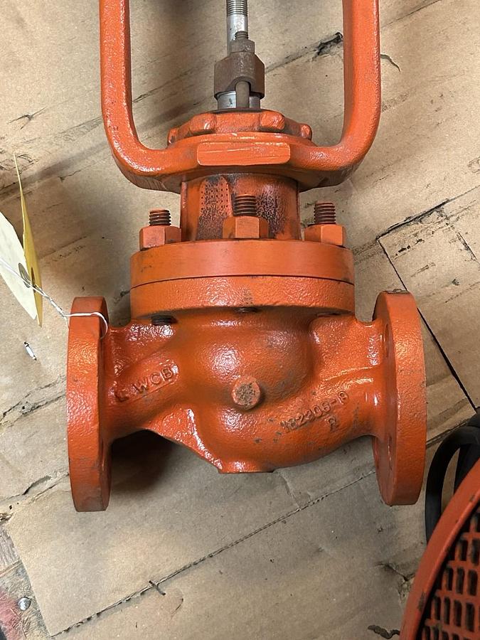 Used COPES VULCAN,V-38,1 INCH ACTUATOR VALVE CLASS 300 WCB