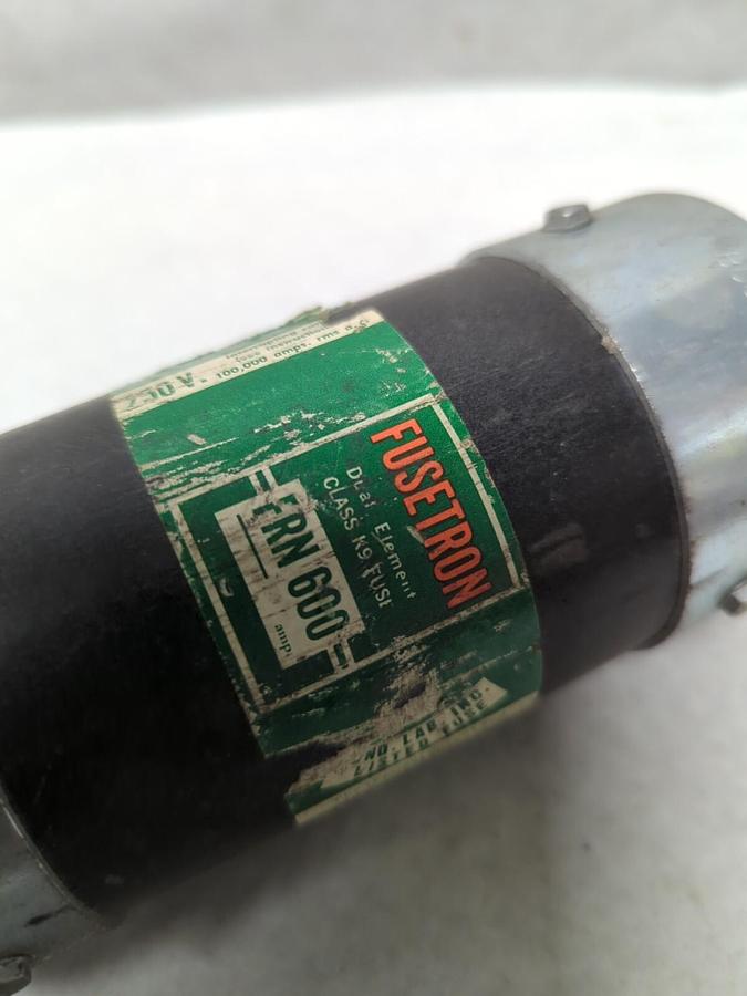 Used COOPER BUSSMANN,FRN-600,FUSETRON 600 AMP FUSE PRE-OWNED