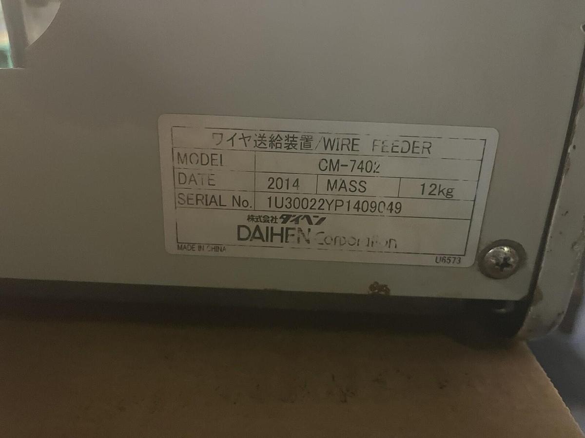 Used DAIHEN OTC,CM-7402,Electric Power Feed MIG Welding Weld Wire Feeder