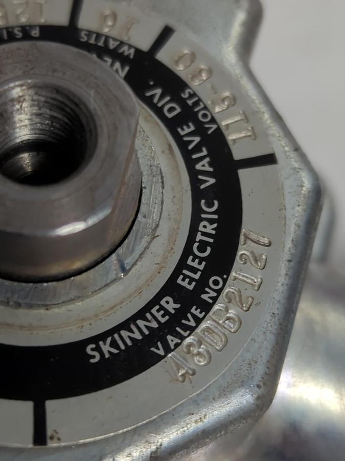 Used SKINNER ELECTRIC,A3DB2127,SOLENOID VALVE 115-80V 16 WATTS 125PSI PRE-OWNED