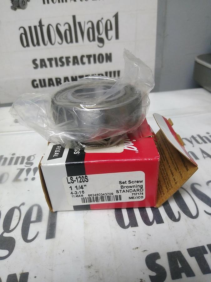 BROWNING,LS-120S,BALL INSERT BEARING 1-1/4 IN BORE NOS