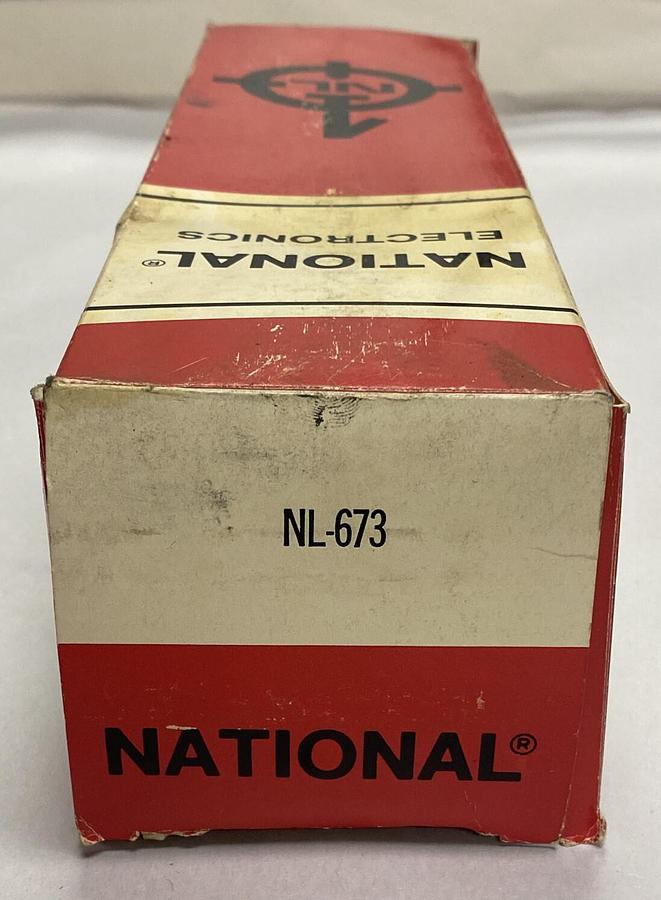 NATIONAL ELECTRONICS,NL-673,POWER TUBE THYRATRON 4PIN NOS