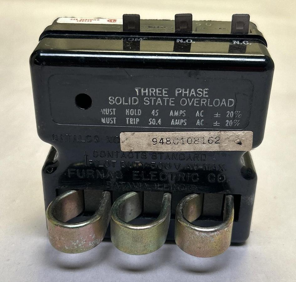 Used FURNAS,948C108162,SOLID STATE OVERLOAD