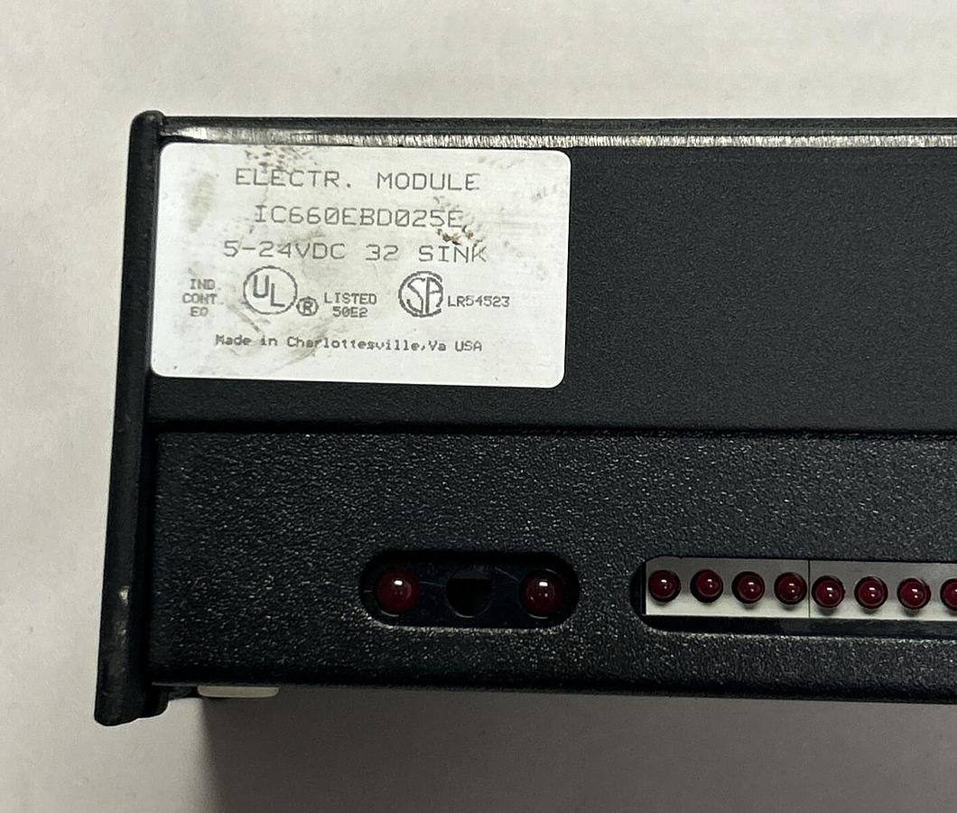 Used GE FANUC,IC660EBD025E,GENIUS BLOCK I/O MODULE