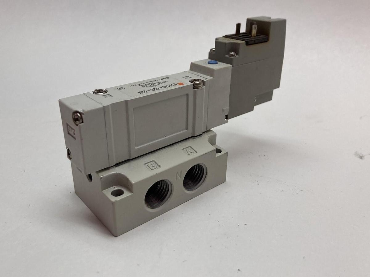 SMC,SY5140-5DZ-02N,Solenoid Valve 24V 1/4" Port