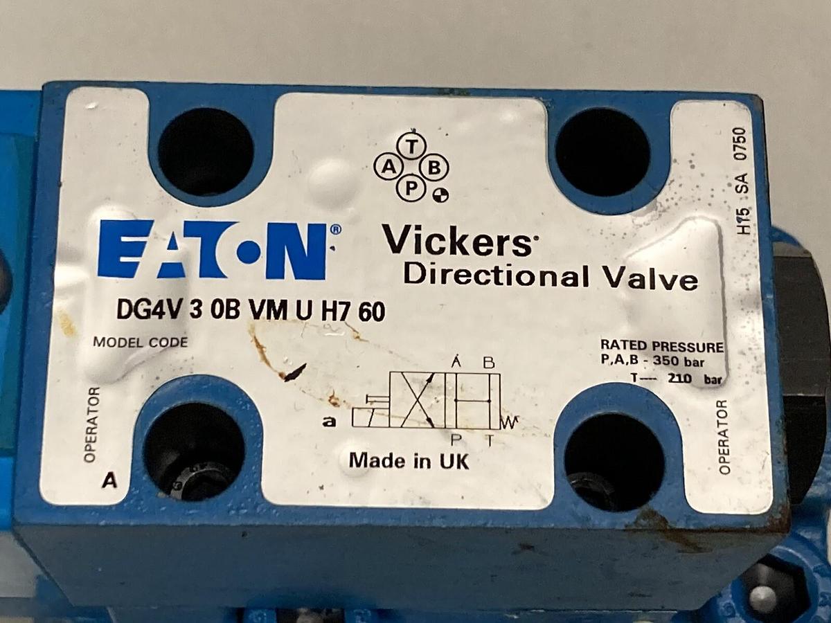 Used Eaton Vickers,DG4V-3-0B-VM-U-H7-60,Directional Valve