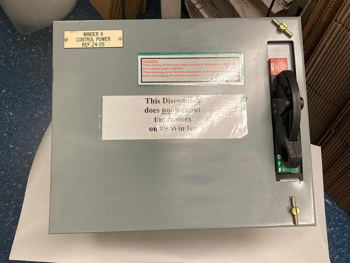 Used Allen-Bradley,2100 2112B,Size 1  Fused MCC 12 INCH Starter Feeder Bucket