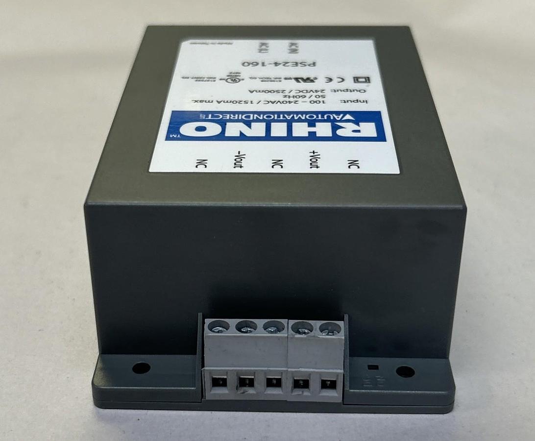 Used RHINO,PSE24-160,POWER SUPPLY