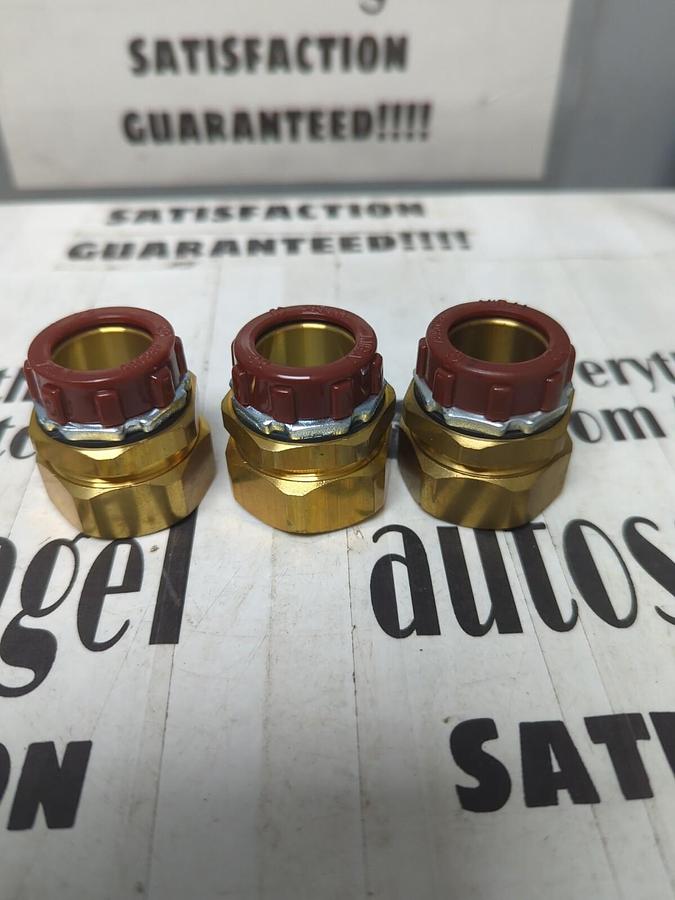 LIQUID TIGHT,NA,BRASS CONDUIT CONNECTORS 3/4 INCH LOT OF 3 NOS