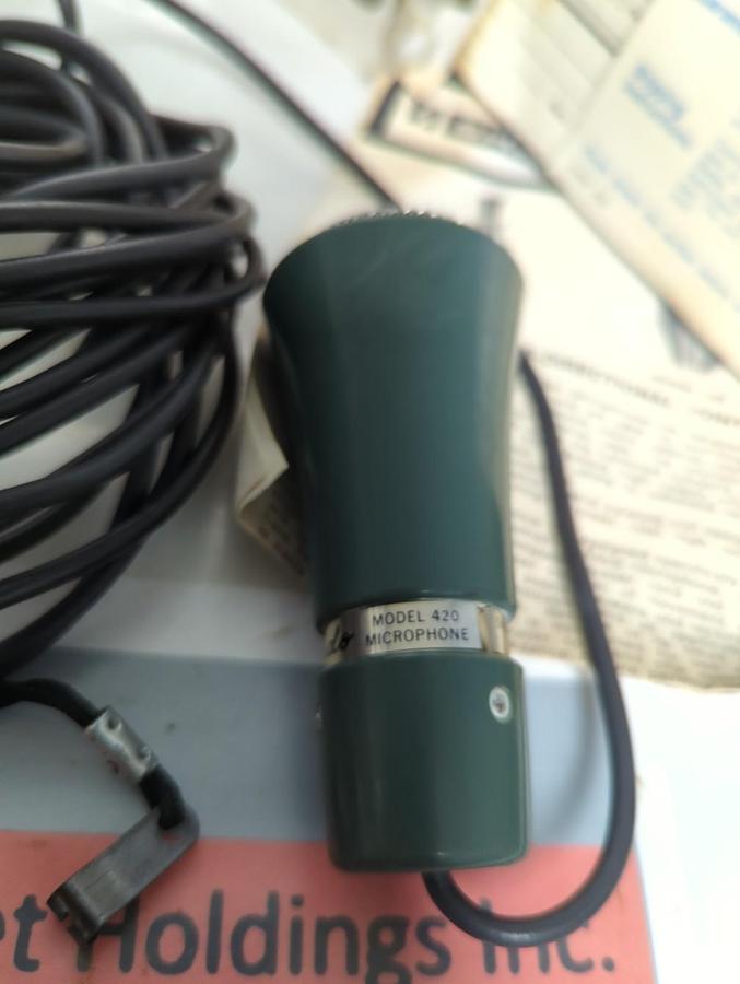 SHURE,420 COMMANDO CONTROLLED MAGNETIC OMNIDIRECTIONAL MICROPHONE NOS