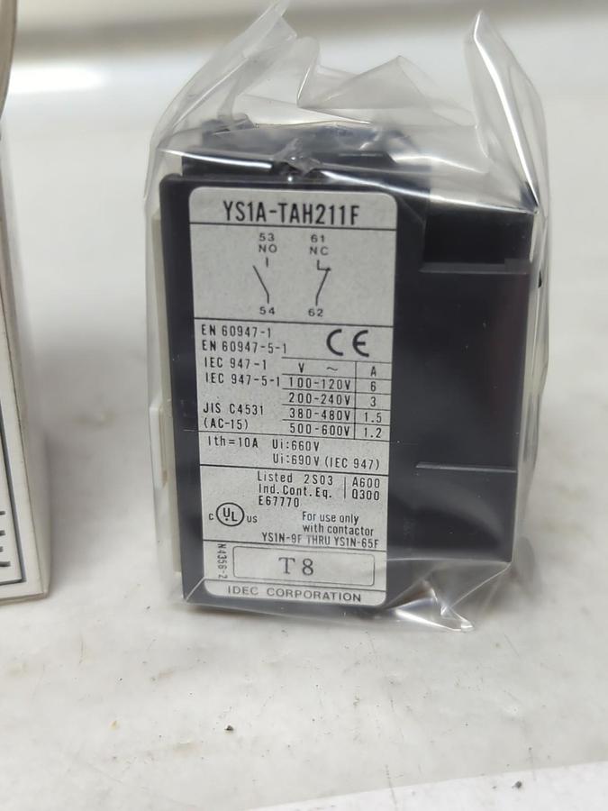 IDEC,YS1A-TAH 211F,AUXILIARY CONTACT BLOCK NEW