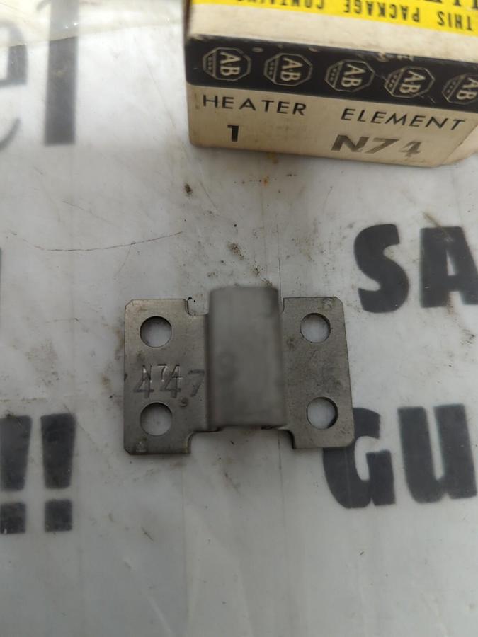 ALLEN BRADLEY,N74,THERMAL OVERLOAD HEATER ELEMENTS LOT OF 3 NOS