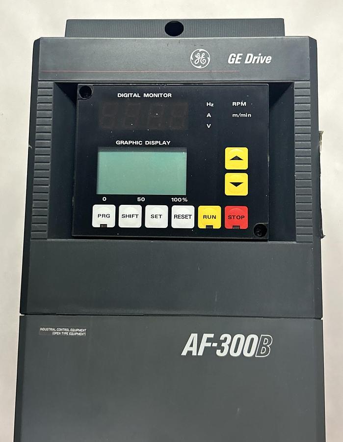 Used GENERAL ELECTRIC,6VAF343002B,VARIABLE FREQUENCY DRIVE 2HP 460V