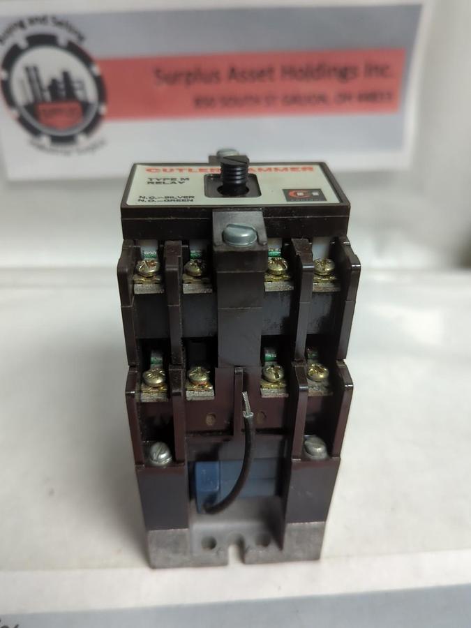 Used CUTLER-HAMMER,D26MD,TYPE M RELAY PRE-OWNED
