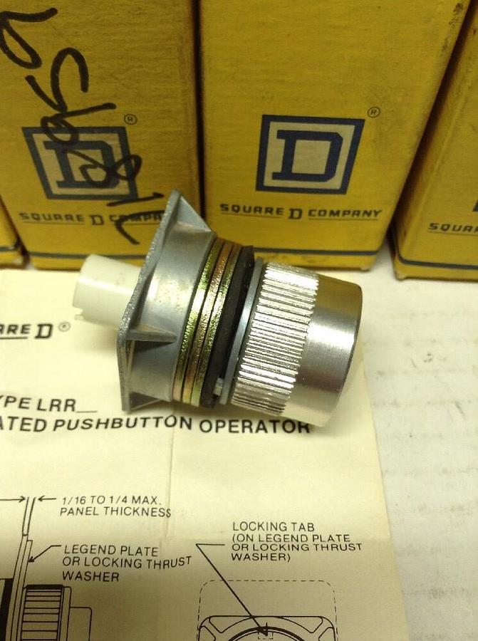 Square D,LRR1B,Push Button Operator LOT of 5 Class 9001