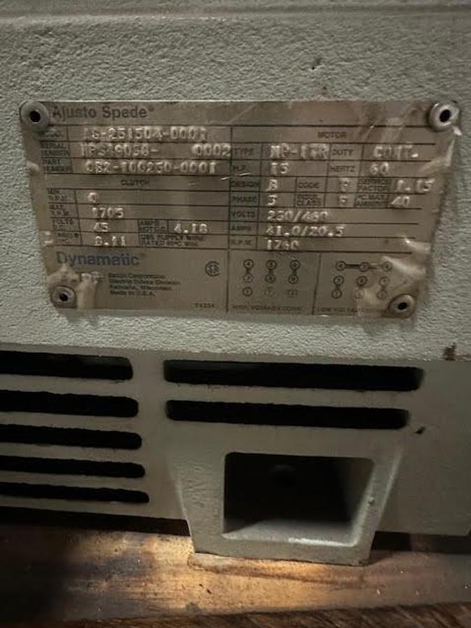 Refurbished Dynamatic  CB2-100250-0001
