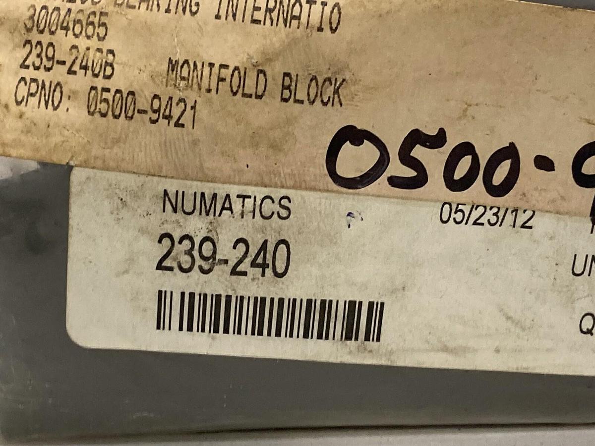 Used Numatics,239-240,Solenoid Valve Assembly