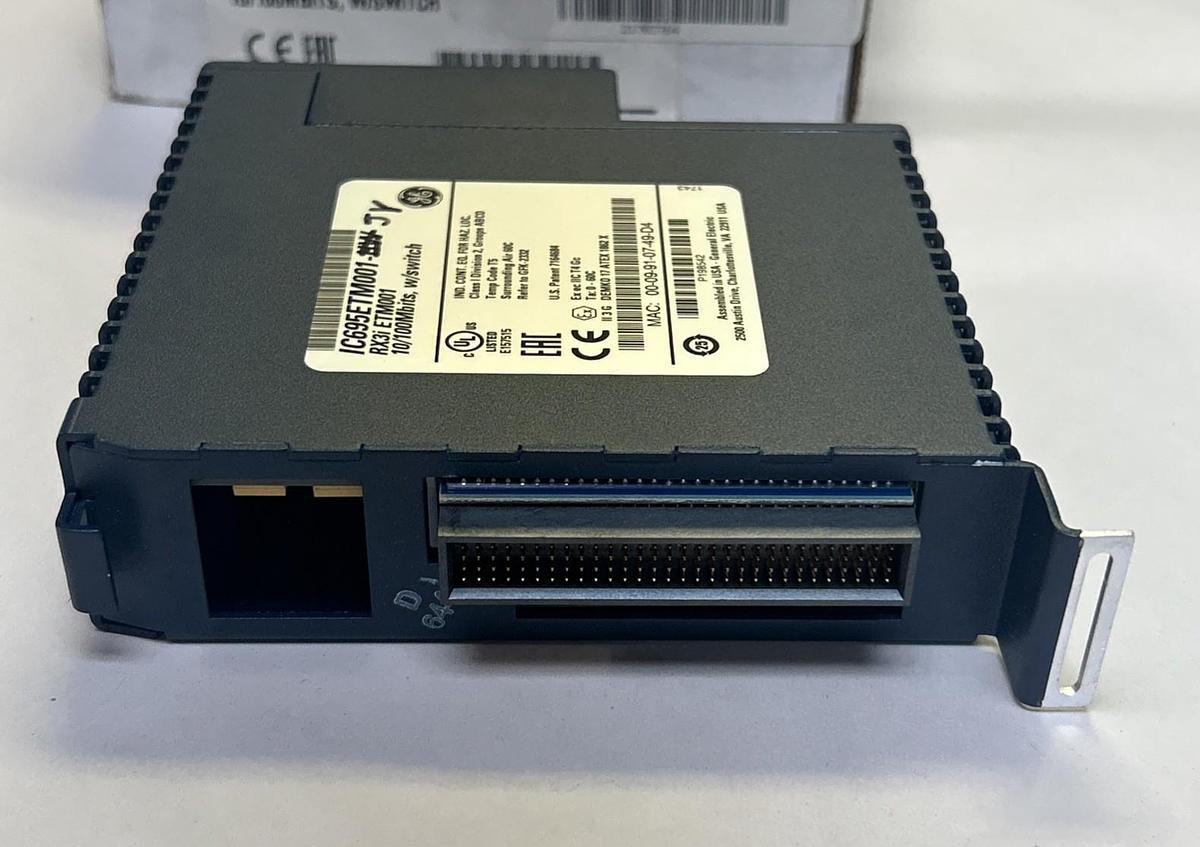 Used GE FANUC,IC695ETM001-JY,ETHERNET MODULE