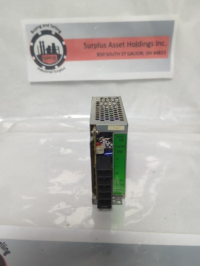 Used COSEL,P15E-5,POWER SUPPLY 5V 3A PRE-OWNED