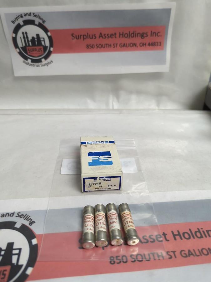 FERRAZ SHAWMUT,OTM2,ONE-TIME FUSE LOT OF 4 PCS NOS