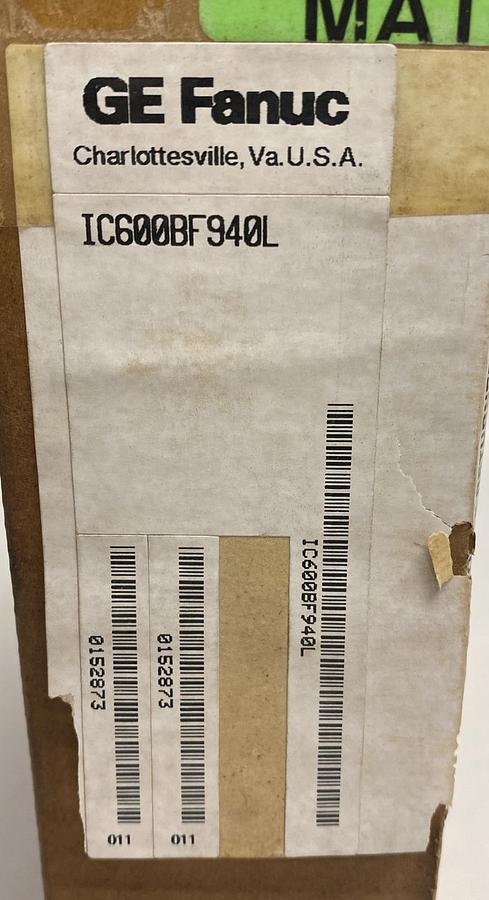 Used GE Fanuc,IC600BF940L,Series Six Local I/O Transmitter Refurbished