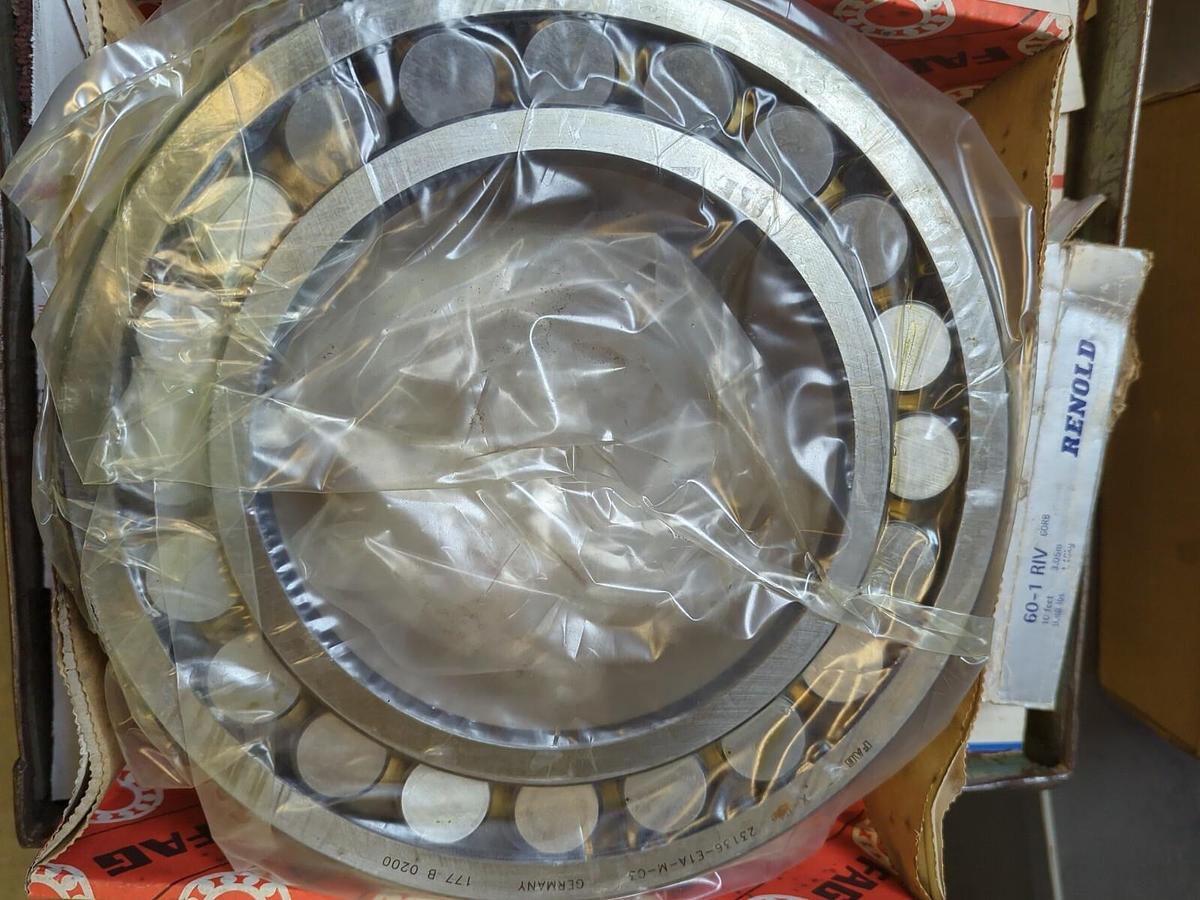 FAG,23136-E1A-M-C3,SPHERICAL ROLLER BEARING 180MM BORE NOS