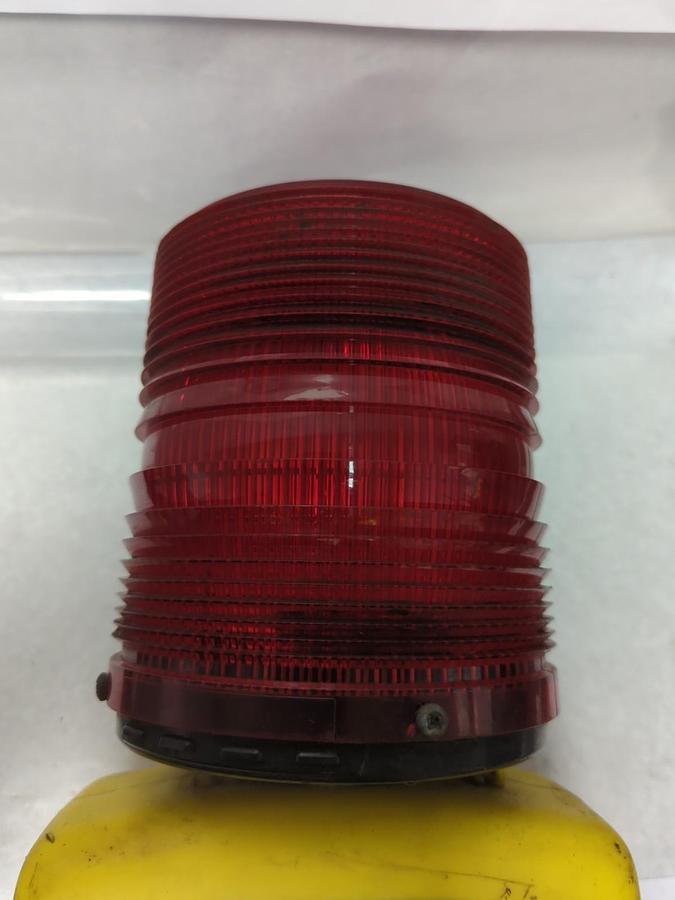 Used MILL SPECIALTIES,7400,PORTA STROBE MAGNETIC RED SAFETY LIGHT PRE-OWNED