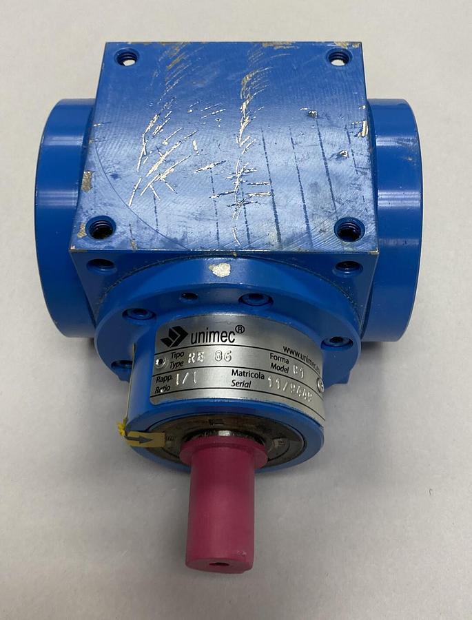 Used UNIMEC,RB86,MODEL C1 BEVEL GEAR 1/1 RATIO REFURBISHED