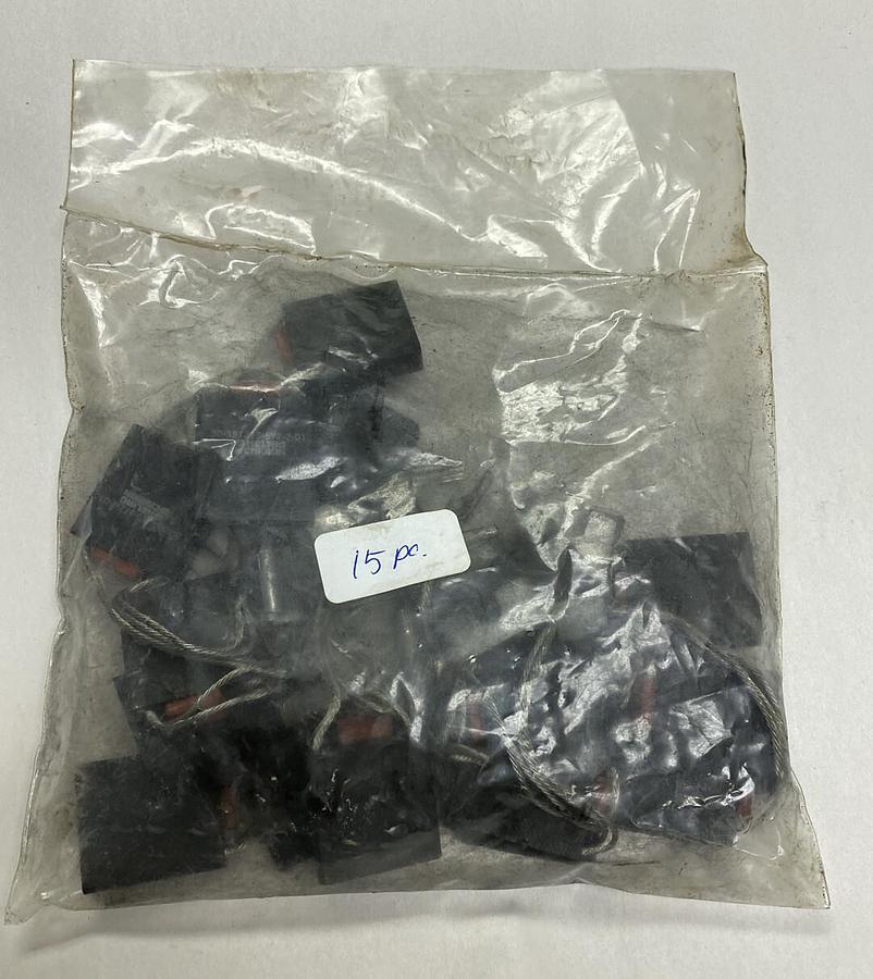 Used HELWIG Carbon,30-391215-572-2-01,Brushes Bag of 15 Sealed Nos