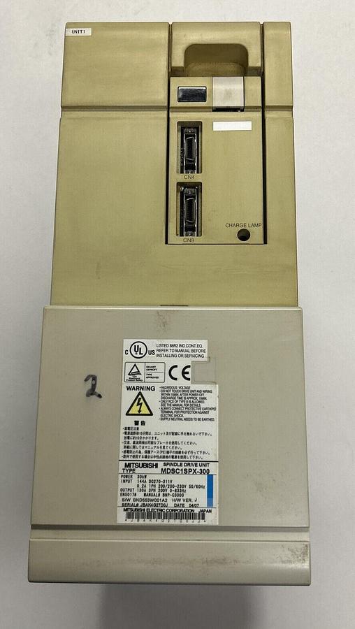 Used MITSUBISHI,MDSC1SPX-300,SPINDLE DRIVE UNIT