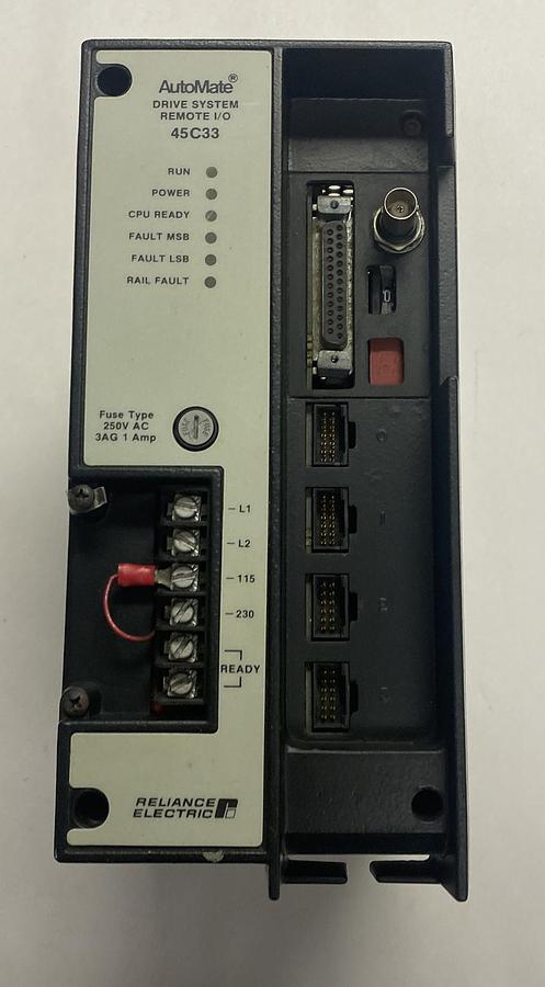 Used RELIANCE,45C33,DRIVE SYSTEM REMOTE I/O